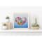 Diamond Dotz® Intermediate Level Flower Heart Diamond Painting Kit